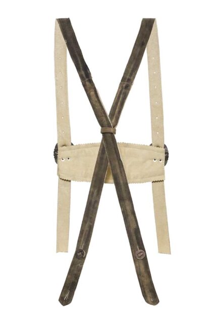 Anthracite Bavarian Lederhosen Suspenders