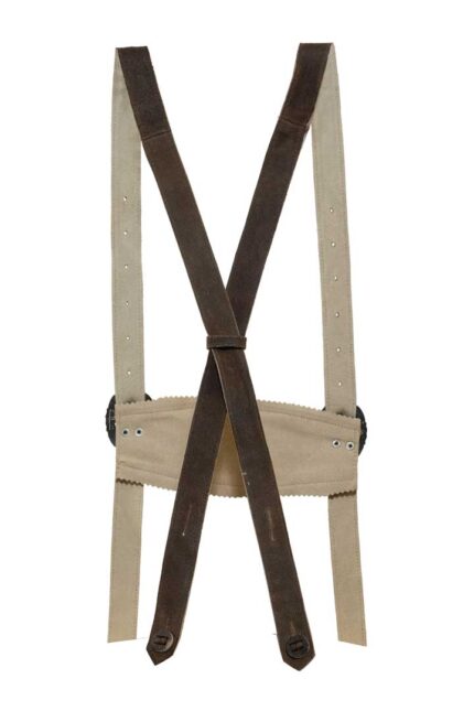 Bavarian Brown Suspenders For Lederhosen