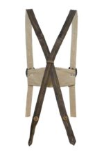 Beige Bavarian Lederhosen Suspenders