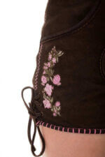 Ladies Tyrol Folklore Brown Lederhosen