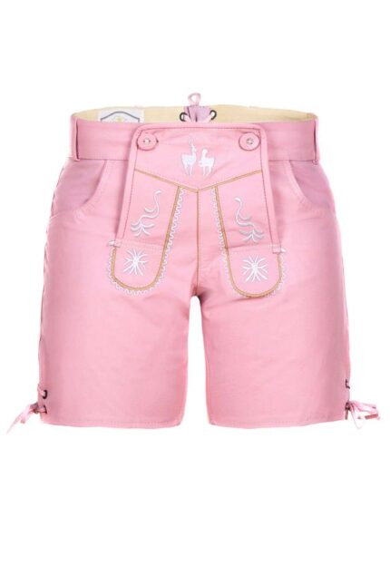 Pink Damen Oktoberfest Lederhosen