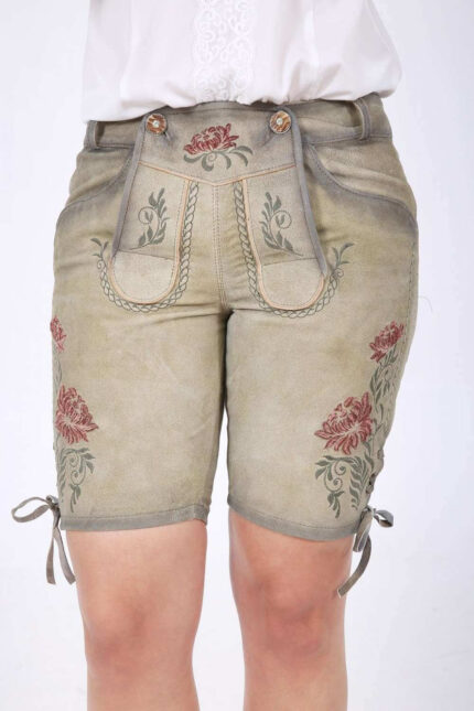 Traditional leather Beige Lederhosen