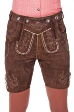 Women’s Embroidered Sophie Brown Lederhosen