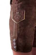 Women’s Embroidered Sophie Brown Lederhosen