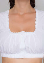 German Girl Dirndl White Blouse