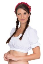 Dirndl Bluse Weiß – Viola Bluse für Damen