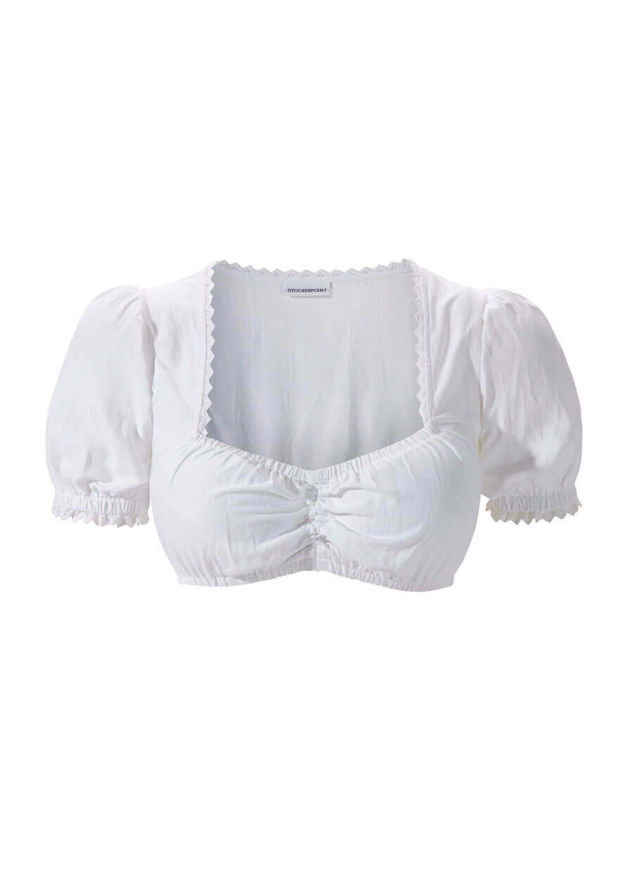 Damen Weiße Oktoberfest-Bluse – Malina Blus Damen Weiße Oktoberfest-Bluse – Malina Blus