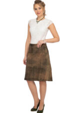 Women's Trachten Leather Skirt