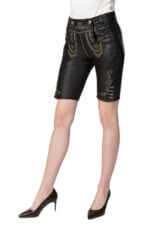 Bavarian Black Lederhosen Women