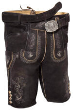 Deutscher Jäger Schwarze Lederhosen