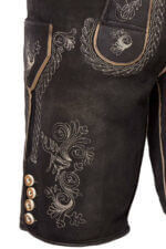 German Hunter Black Lederhosen