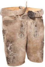 Burmeister Lederhosen Herren – Authentische Trachten-Shorts