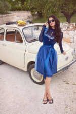 Marlene Dirndl – Königlicher Blau-Chic