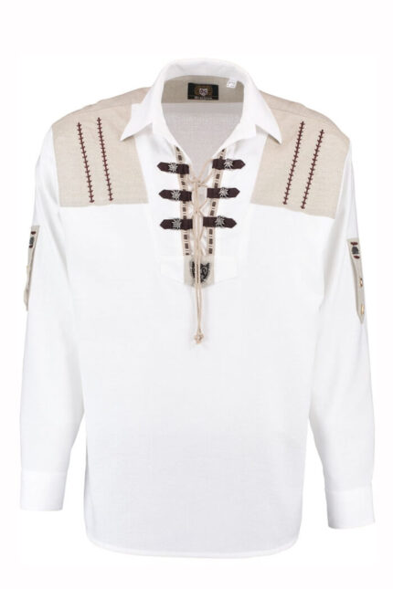 Klassisches Fabian Lederhosen Hemd – Oktoberfest Look