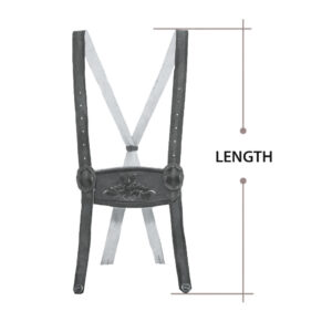 Suspenders size chart