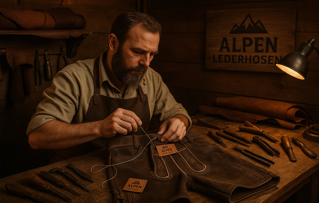Alpen-Lederhosen fertigen: Meisterschaft & Tradition 2025